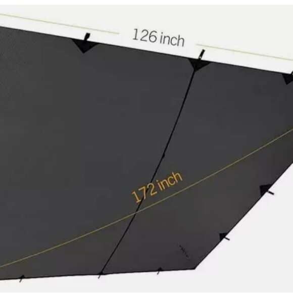 FREE SOLDIER Waterproof Portable Tarp Multifunctional Outdoor Camping Traveling - Picture 4 of 9